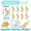 8Pcs Brass Pendants KK-TA0002-75-4