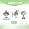 Tibetan Style Alloy Pendants FIND-DC0006-12C-2