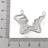 304 Stainless Steel Pendants STAS-L281-009P-3