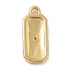 Brass Micro Pave Cubic Zirconia Charms ZIRC-I054-12G-01-3