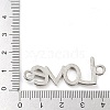 Alloy Word Love Connector Charms FIND-G065-22P-3