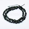 Synthetic Green Goldstone Beads Strands G-K203-37-2