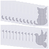 40Pcs 2 Styles Self-adhesive Plastic Window Screen Repair Tapes DIY-GF0010-42-1