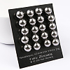 Tarnish Resistant 304 Stainless Steel Ball Stud Earrings EJEW-2224-10mm-P-2