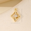 Metal Micro Pave Cubic Zirconia Pendants PW-WGB6EEC-05-1