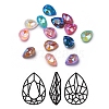 Glass Rhinestone Cabochons RGLA-L024-E01-MI-1