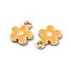 Alloy Enamel Charms ENAM-D043-02G-07-2