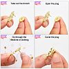 CHGCRAFT 12Pcs 3 Colors Alloy Shield Crown Brooch Pin JEWB-CA0001-17-6