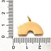 Pride 304 Stainless Steel Enamel Pendants STAS-B079-01G-12-3