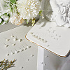 12 Pairs 6 Styles Resin Stud Earrings EJEW-SP0001-14-3
