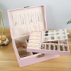 Imitation Leather Jewelry Storage Boxes PW-WG52370-02-3