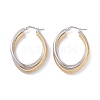 304 Stainless Steel Hoop Earrings EJEW-F272-03GP-1