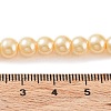 Baking Painted Pearlized Glass Pearl Round Bead Strands HY-Q003-6mm-61-5