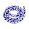 Handmade Foil Glass Beads Strands FOIL-Q002-05C-2