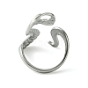 Non-Tarnish 304 Stainless Steel Open Cuff Ring RJEW-L110-014P-3