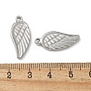 304 Stainless Steel Pendants STAS-I330-008P-3