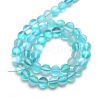 Synthetic Moonstone Beads Strands G-F142-6mm-03-2