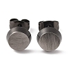 PVD Vacuum Plating 304 Stainless Steel Stud Earrings STAS-B070-08B-1