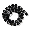 Natural Golden Sheen Obsidian Beads Strands G-B125-O03-01-3