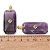 Natural Amethyst Pendants GG-CBA51ED-05G-01-2