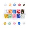 10 Colors Spray Painted Glass Beads DGLA-JP0001-03-1