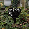 Acrylic Garden Stake AJEW-WH0365-012-7