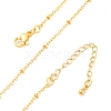 Brass Satellite Chains Necklaces for Women NJEW-D302-61G-2