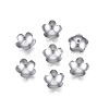 Non-Tarnish 304 Stainless Steel Bead Caps STAS-S057-49-1