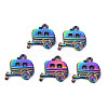 Rainbow Color Alloy Pendants PALLOY-S180-114-NR-1