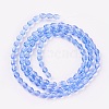 Faceted Glass Beads Strands X-GLAA-A036-F08-2