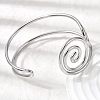 304 Stainless Steel Cuff Bangles for Women BJEW-Z150-02P-02-3