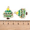 Christmas Theme Rack Plating Alloy Pendants FIND-M020-04G-03-3