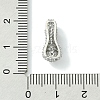 Rack Plating Brass Clear Cubic Zirconia Pendants KK-S378-01P-I-3