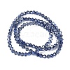 Transparent Electroplate Glass Beads Strands EGLA-A039-T3mm-UA10-2