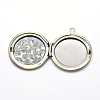 Brass Locket Pendants X-KK-F717-41AB-NR-3