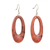 Acrylic Dangle Earrings EJEW-JE06295-2