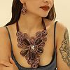 Alloy Aluminum and Acrylic Resin Jewelry Sets FS-WGFFF05-10-1