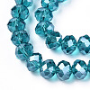 Electroplate Glass Beads Strands EGLA-A034-T4mm-A33-2