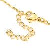 Brass Micro Pave Clear Cubic Zirconia Pendant Necklaces NJEW-M220-04D-G-3