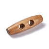 Natural Wood Buttons WOOD-WH0100-01F-2