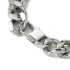 304 Stainless Steel Sailing Knot Cuban Link Chains for Women Men BJEW-C063-02AS-3