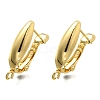 Brass Hoop Earring Finding KK-C087-10G-1