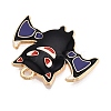 Halloween Theme Rack Plating Alloy Enamel Pendants ENAM-N056-393C-KCG-2