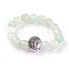 Natural Green Aventurine Stretch Rings RJEW-JR00223-06-1