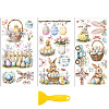 3 Sheets 3 Styles PVC Waterproof Decorative Stickers DIY-WH0404-568-1