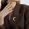 12Pcs Moon Alloy Lapel Pin Backs for Backpack Clothes JEWB-FH0002-79G-5