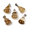 Watermelon Stone Glass Pendants G-B127-03P-01-1