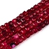 Dyed Natural Agate Beads Strands G-T138-211E-4