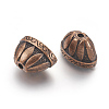 Tibetan Style Alloy Bead Cones TIBE-976-R-FF-2