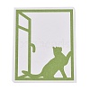 20Pcs 10 Styles Cat Shape Paper Waterproof Stickers STIC-P015-D02-3